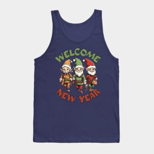 Welcome New Year 2024 Tank Top